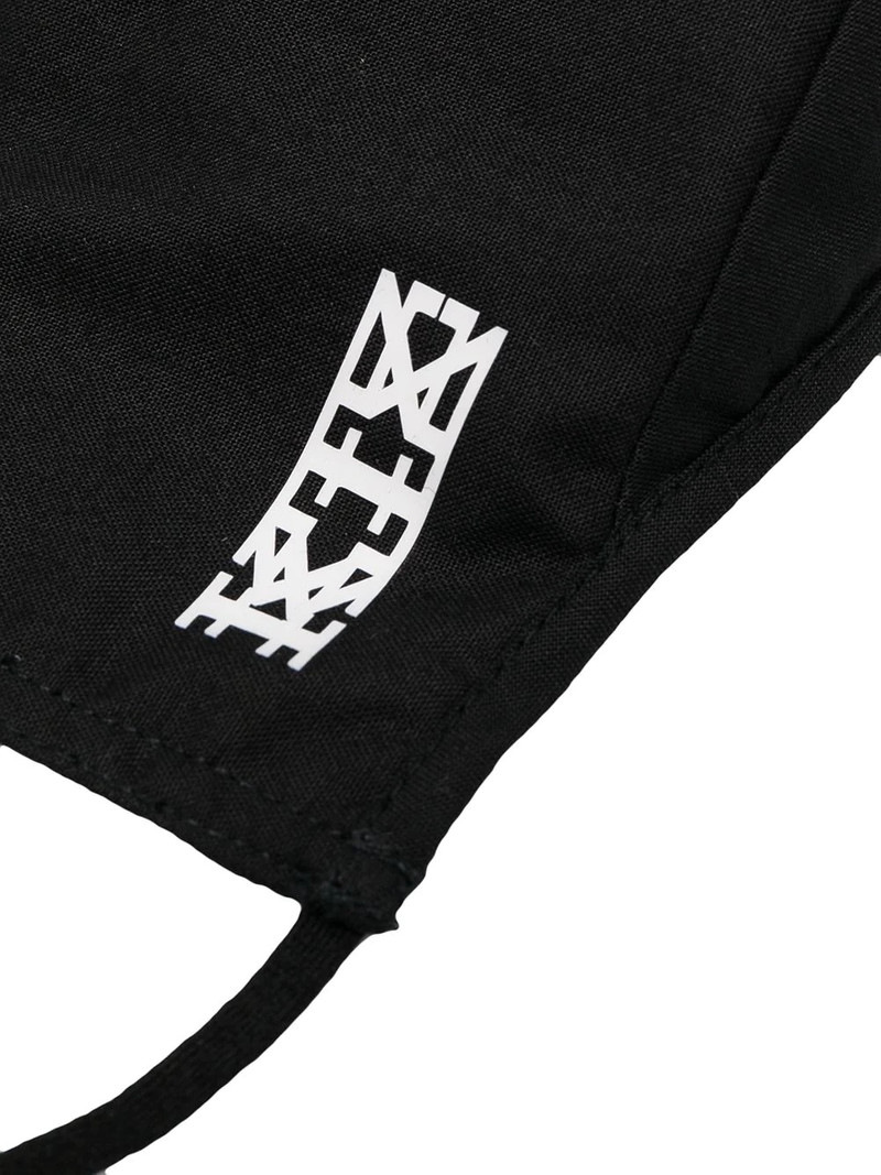 logo-print face mask 4
