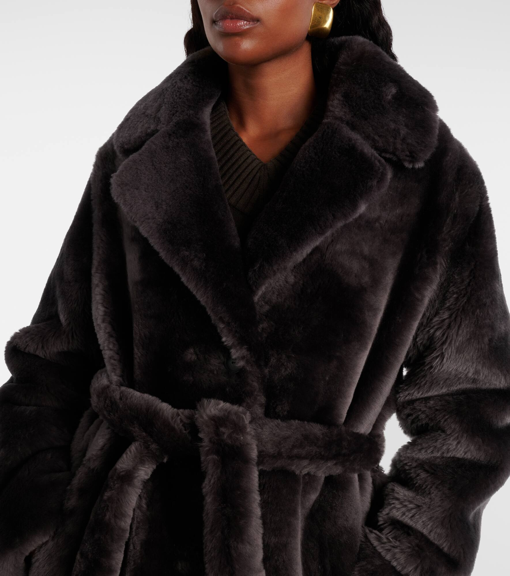 Shearling coat - 4