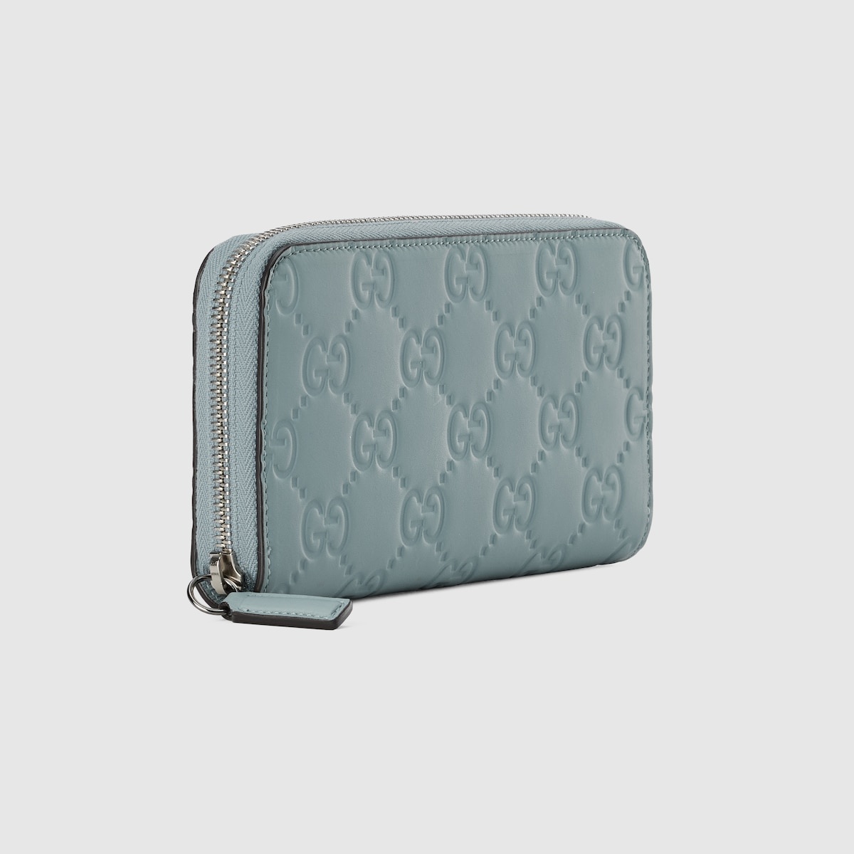 GG rubber-effect zip around wallet - 3