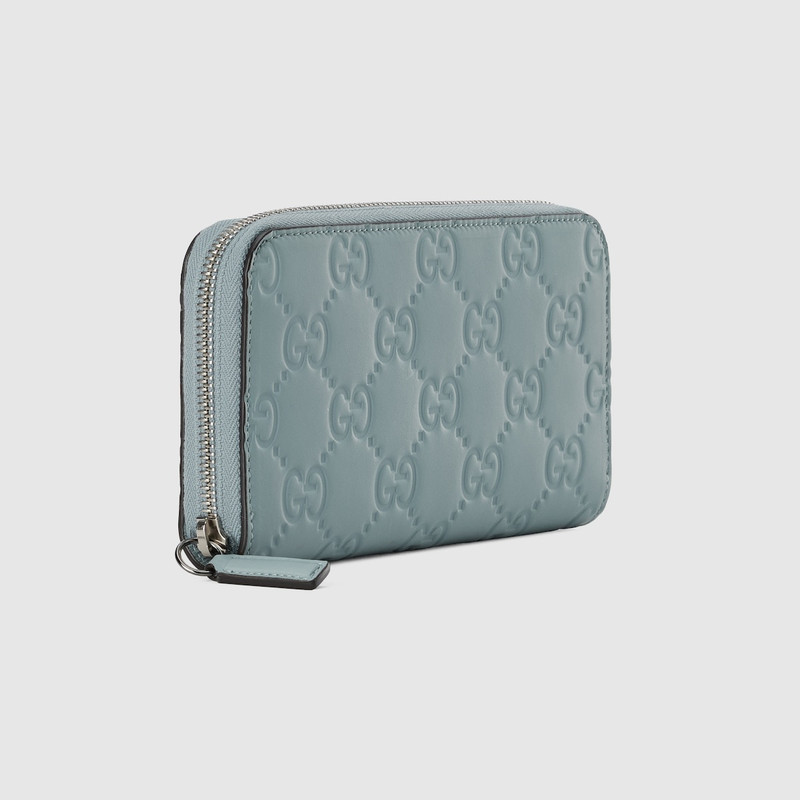 GG rubber-effect zip around wallet 3