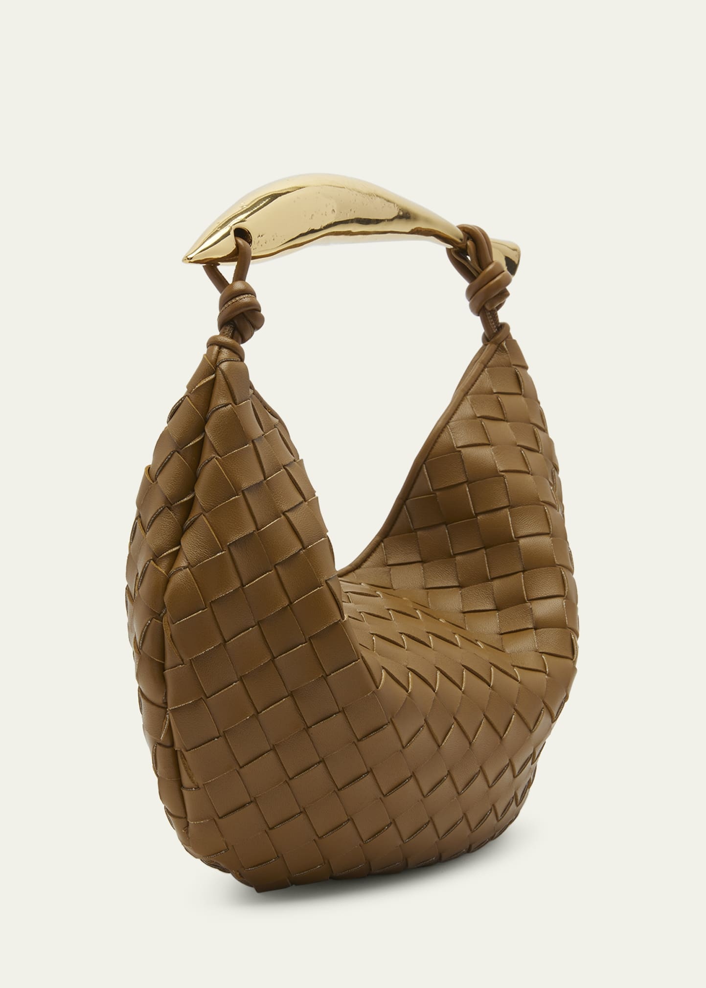 Sardine Intrecciato Napa Top-Handle Bag - 3
