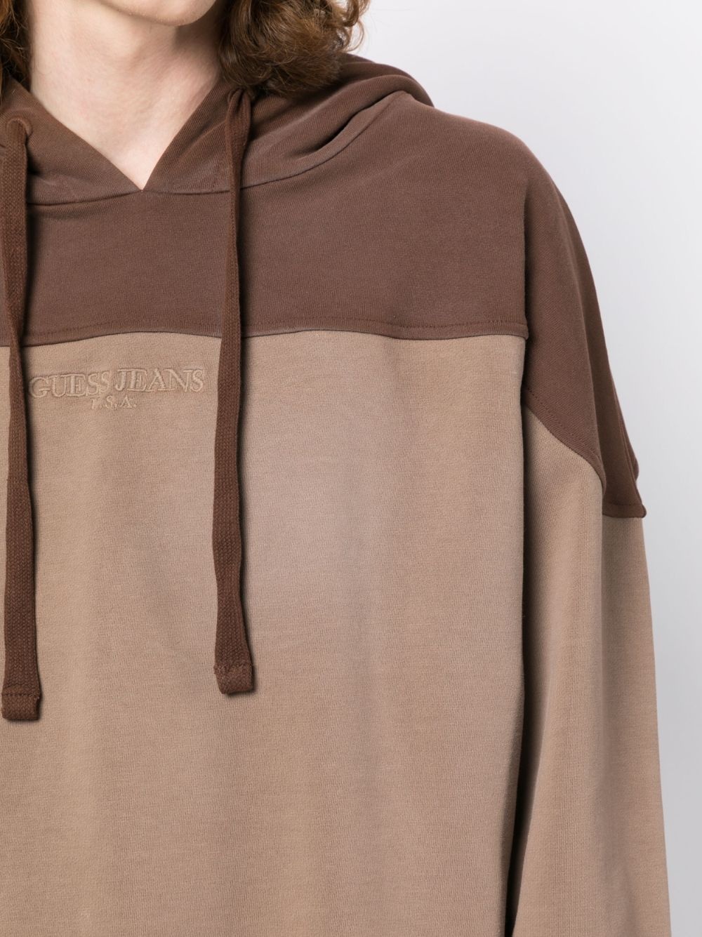 embroidered-logo cotton hoodie - 6