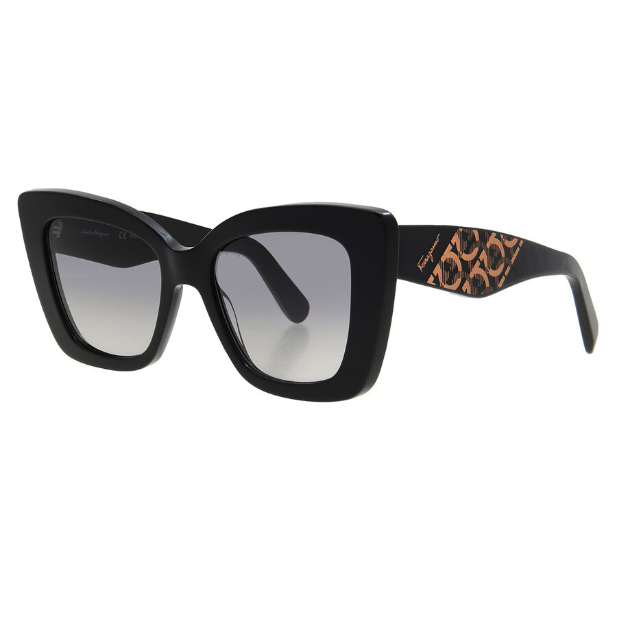 Salvatore Ferragamo Grey Butterfly Ladies Sunglasses SF1023S 001 52 - 2