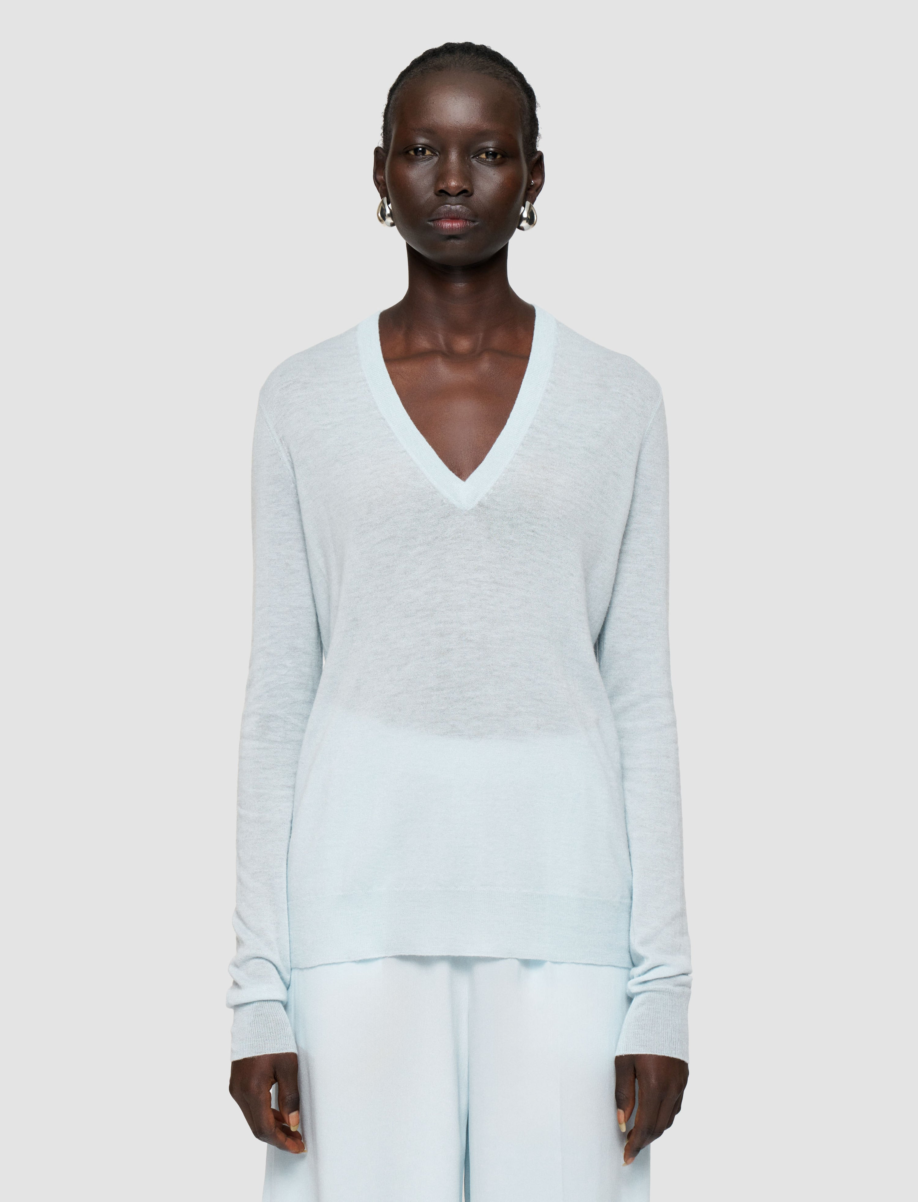 Cashair V Neck Jumper - 3