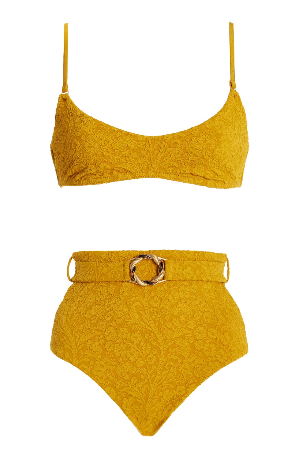 Acacia Textured Scoop Bikini - 1