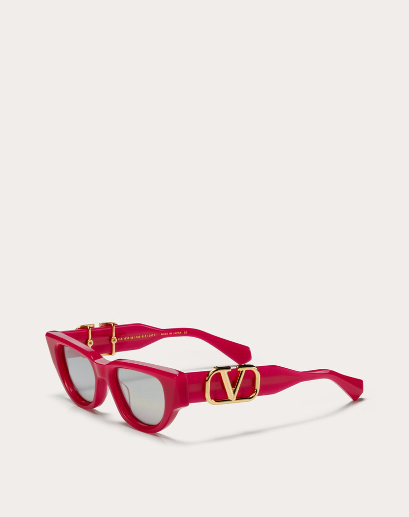 Valentino II - CAT EYE ACETATE VLOGO FRAME outlook