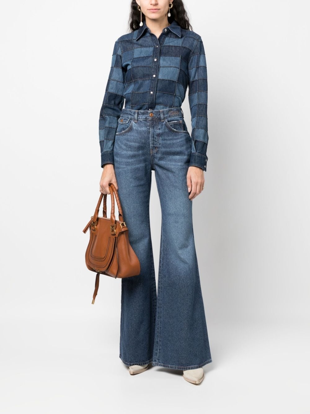 high-rise flared jeans - 2