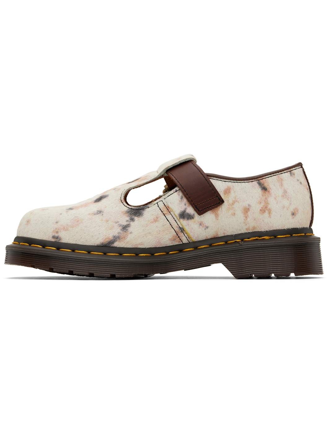 Off-White T-Bar Loafers - 3