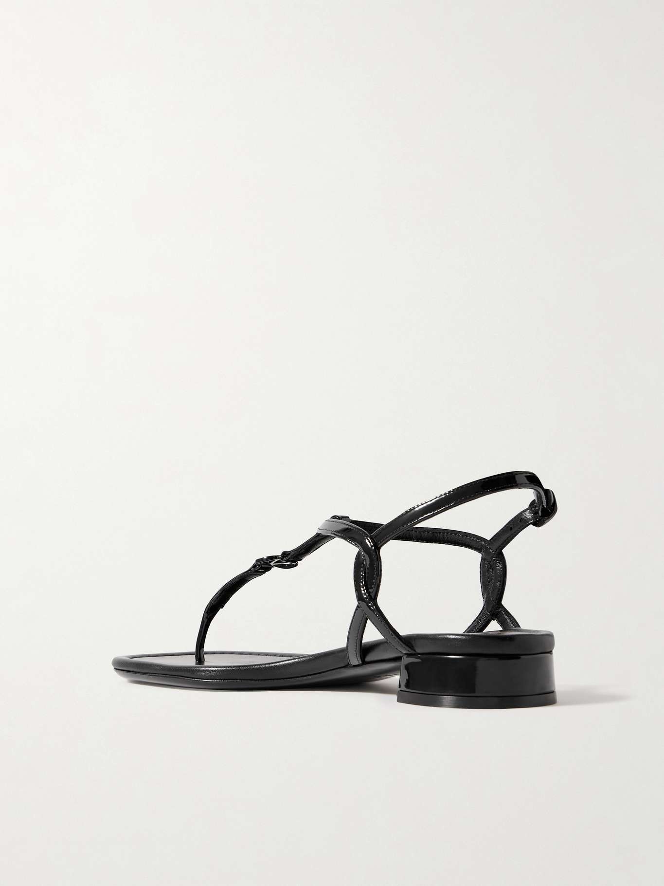 VLOGO patent-leather sandals - 3