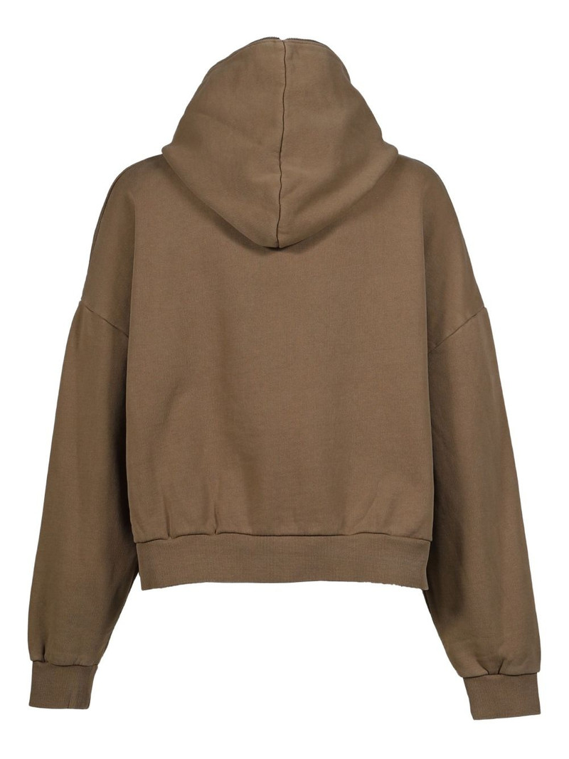 entire studios cotton zip-up hoodie outlook