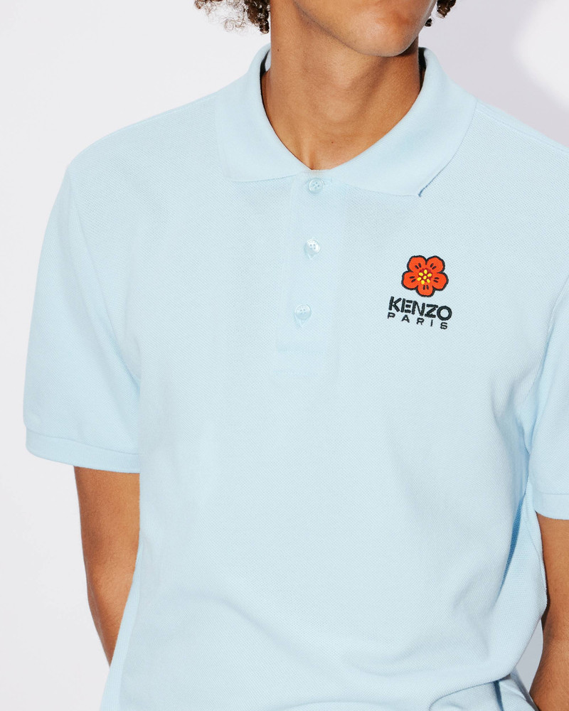 'Boke Flower' embroidered slim-fit polo shirt 6