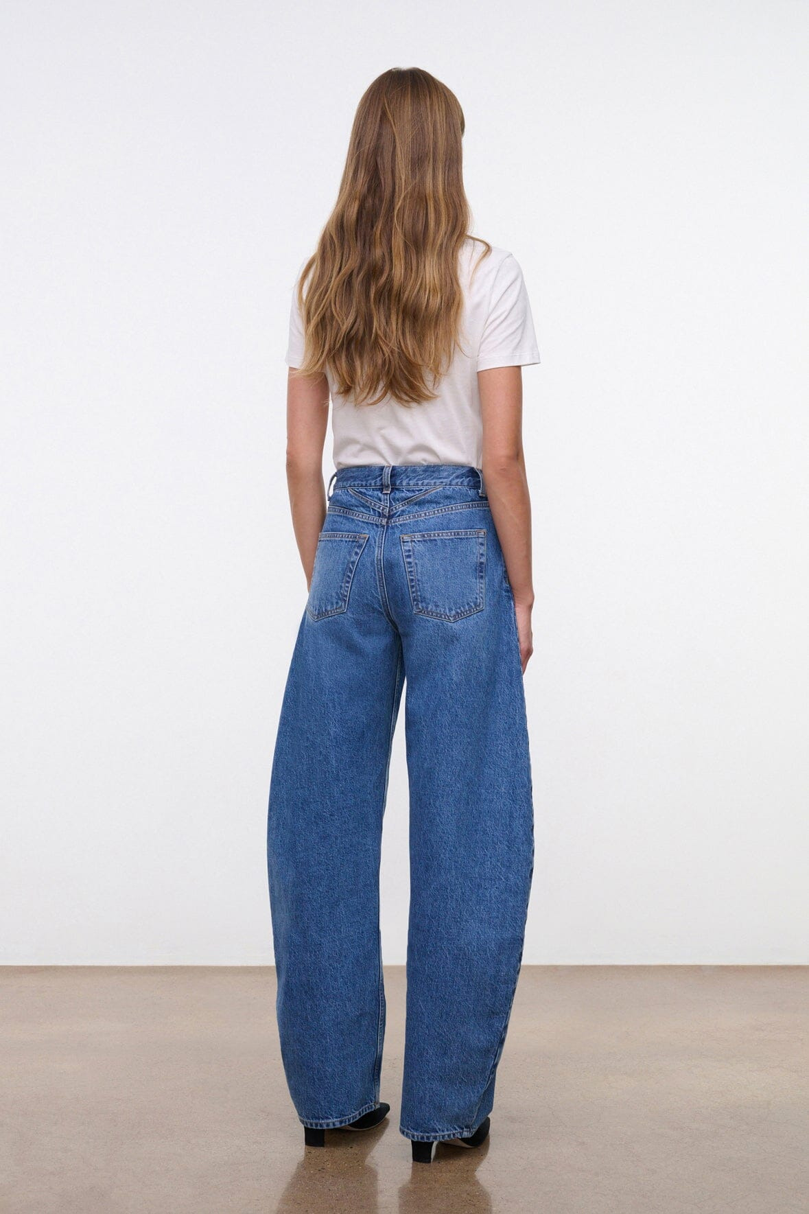 STAUD JACKSON BARREL JEAN VINTAGE WASH - 3