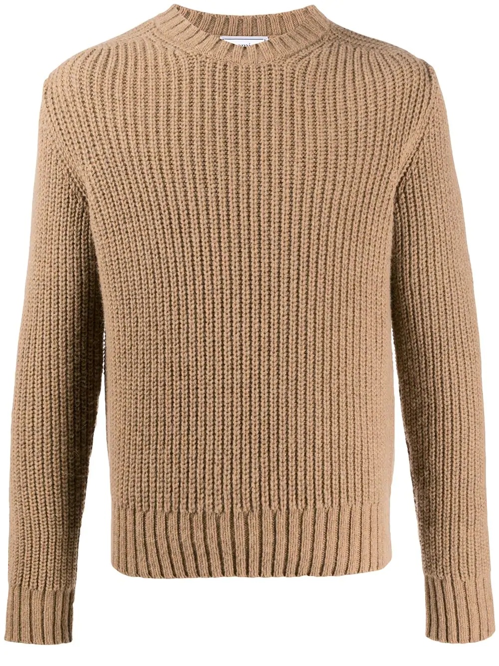 wide rib crewneck jumper - 1