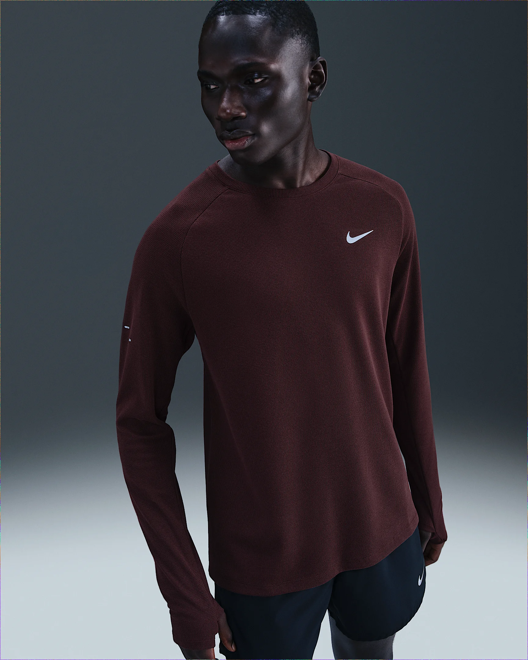 Nike Stride Men's Dri-FIT Running Waffle Crew - 1