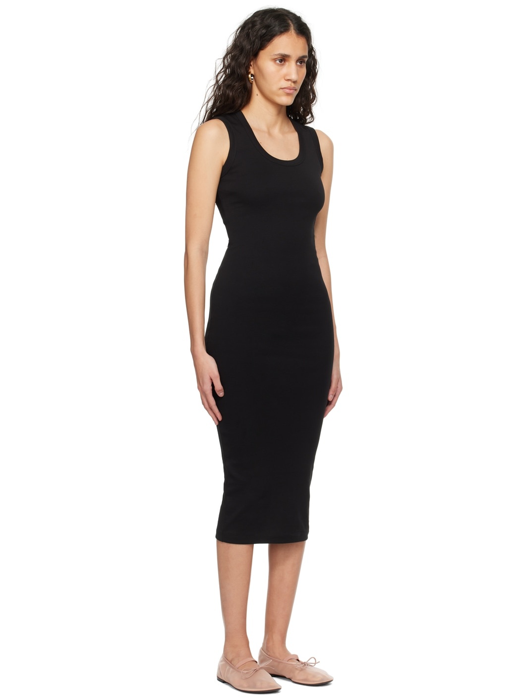Black Joline Midi Dress - 2