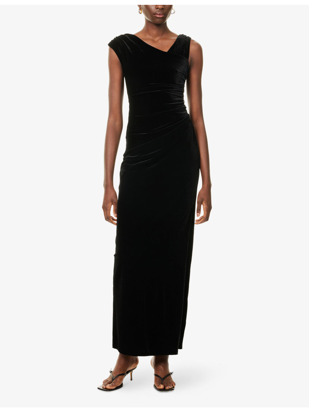 Ettore Draped Stretch-Woven Gown - 3