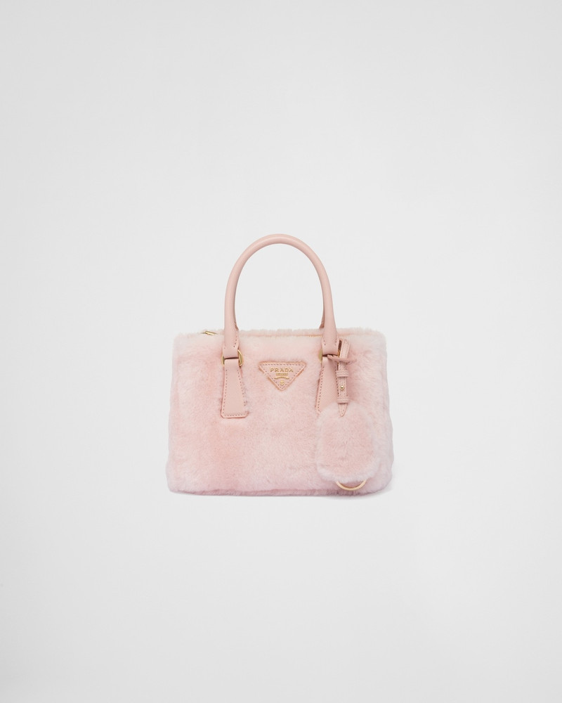 Prada Galleria shearling mini-bag 1