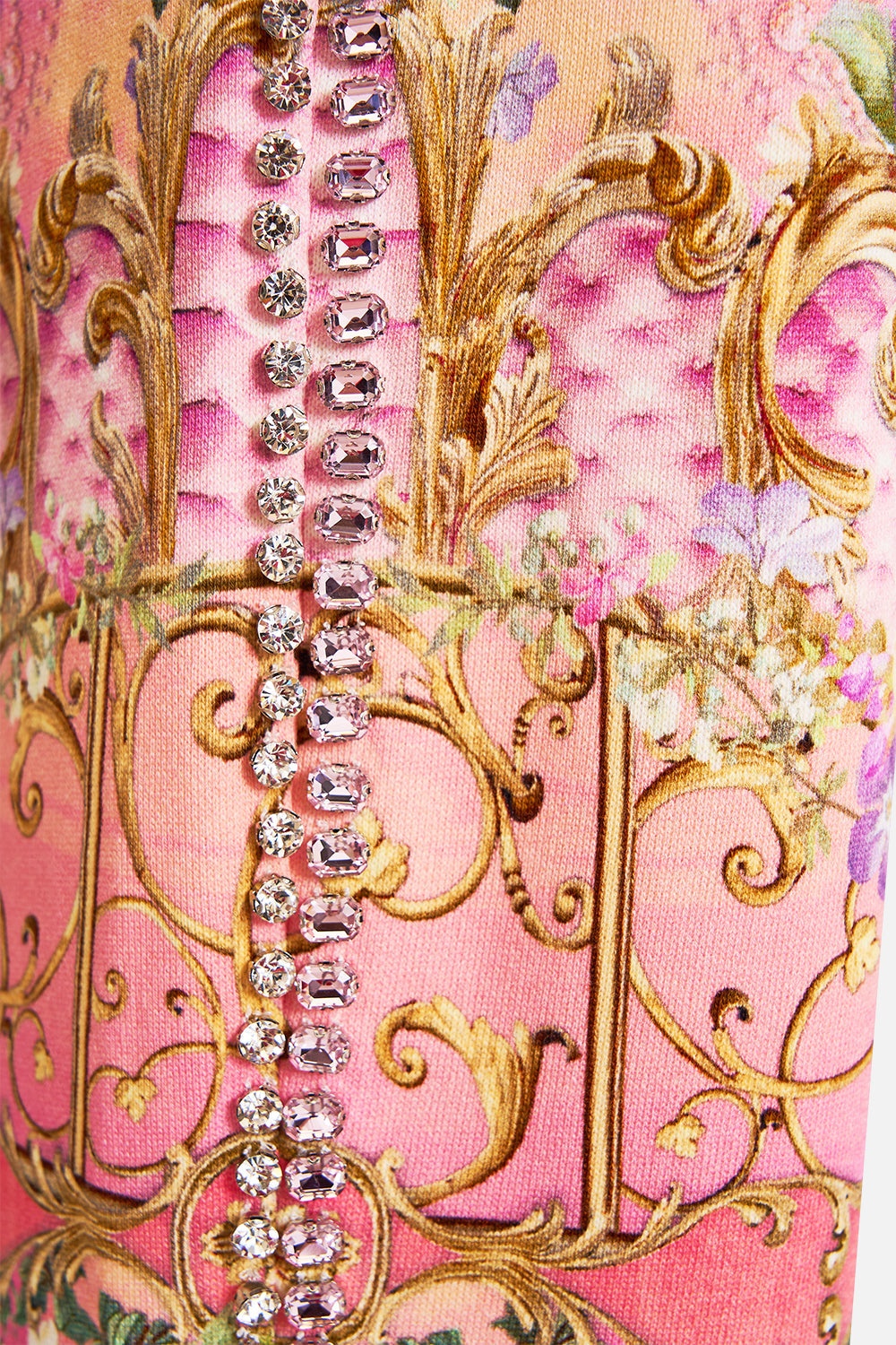 JERSEY TRACK PANT WITH SILK DETAILS - 6