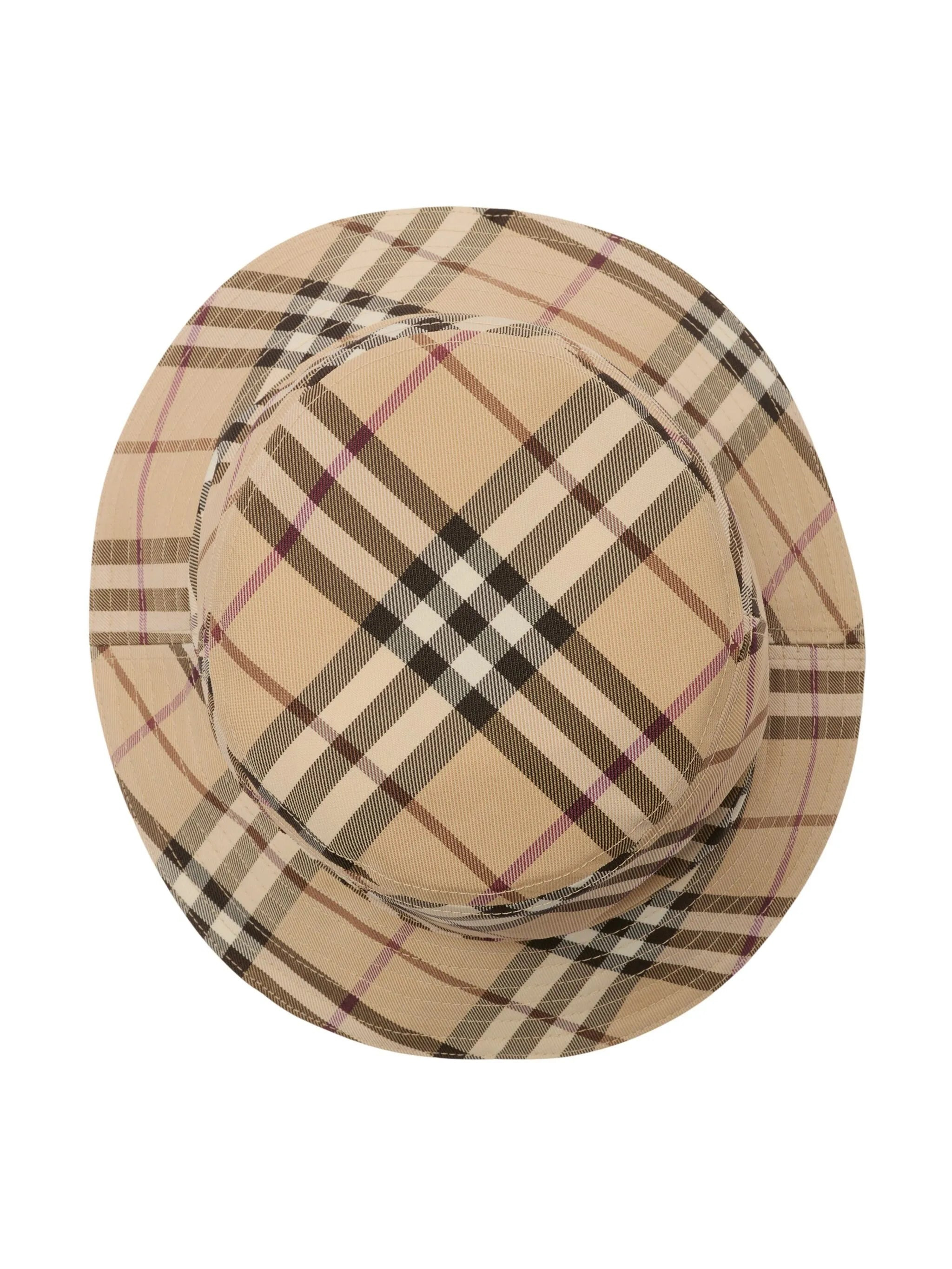 checked bucket hat - 2