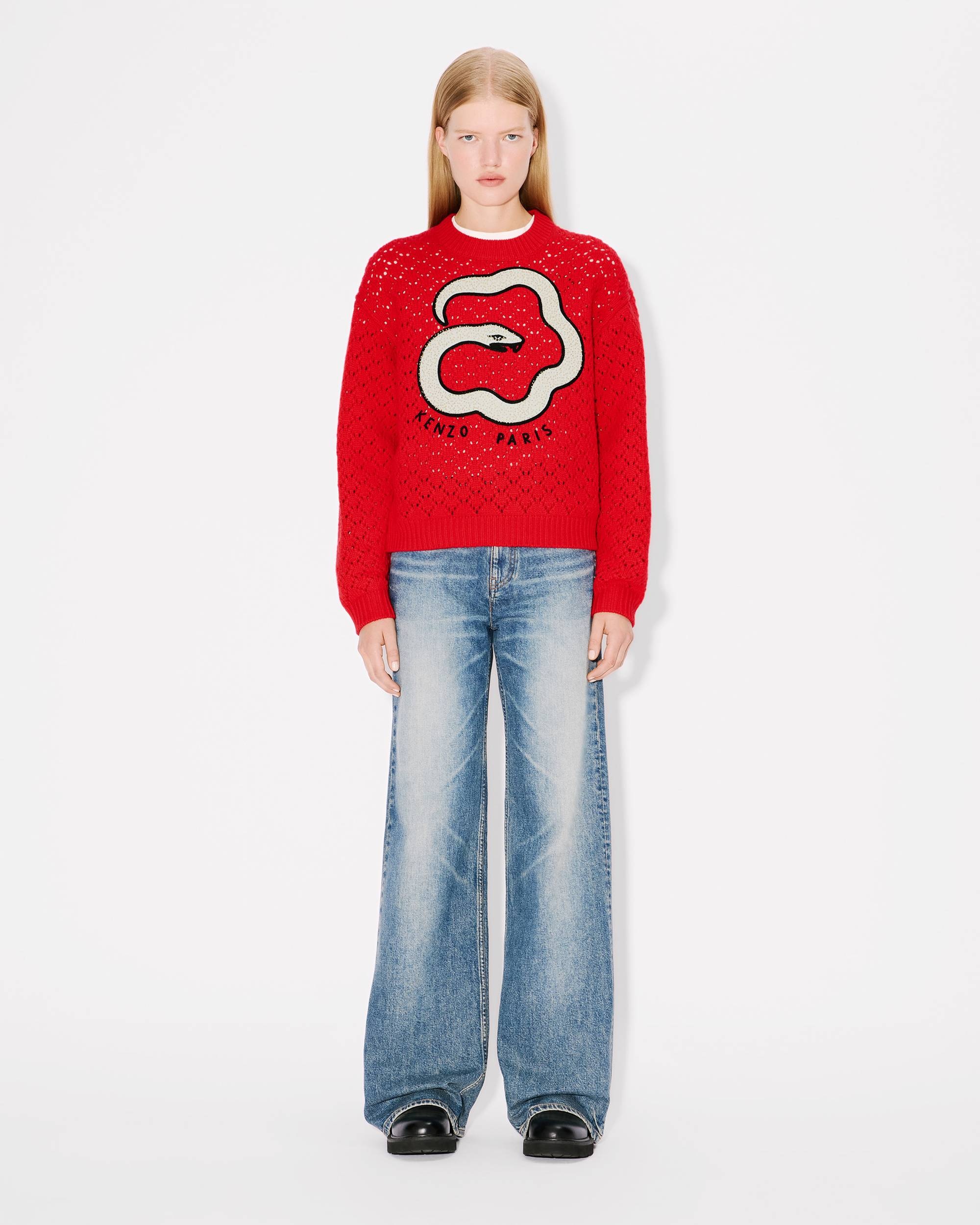 'Lunar New Year' embroidered jumper in cotton - 5