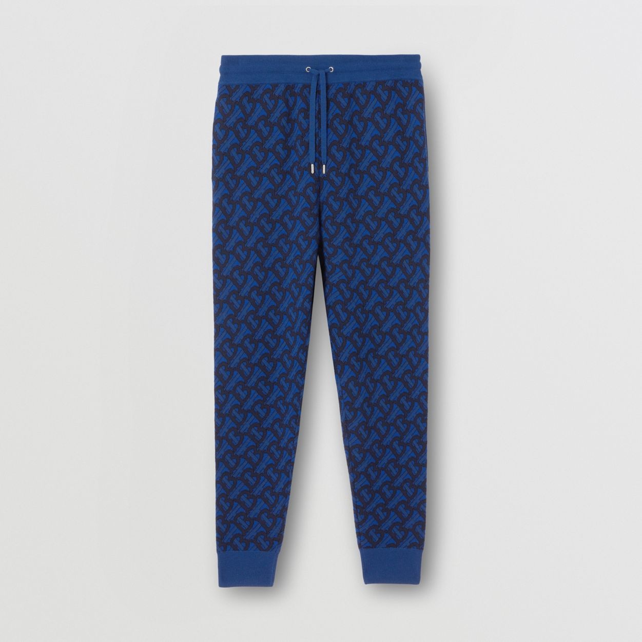 Monogram Wool Jacquard Jogging Pants - 1