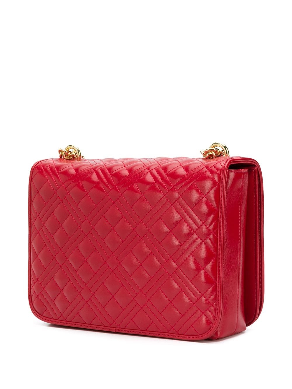 quilted flap shoulder bag - 3