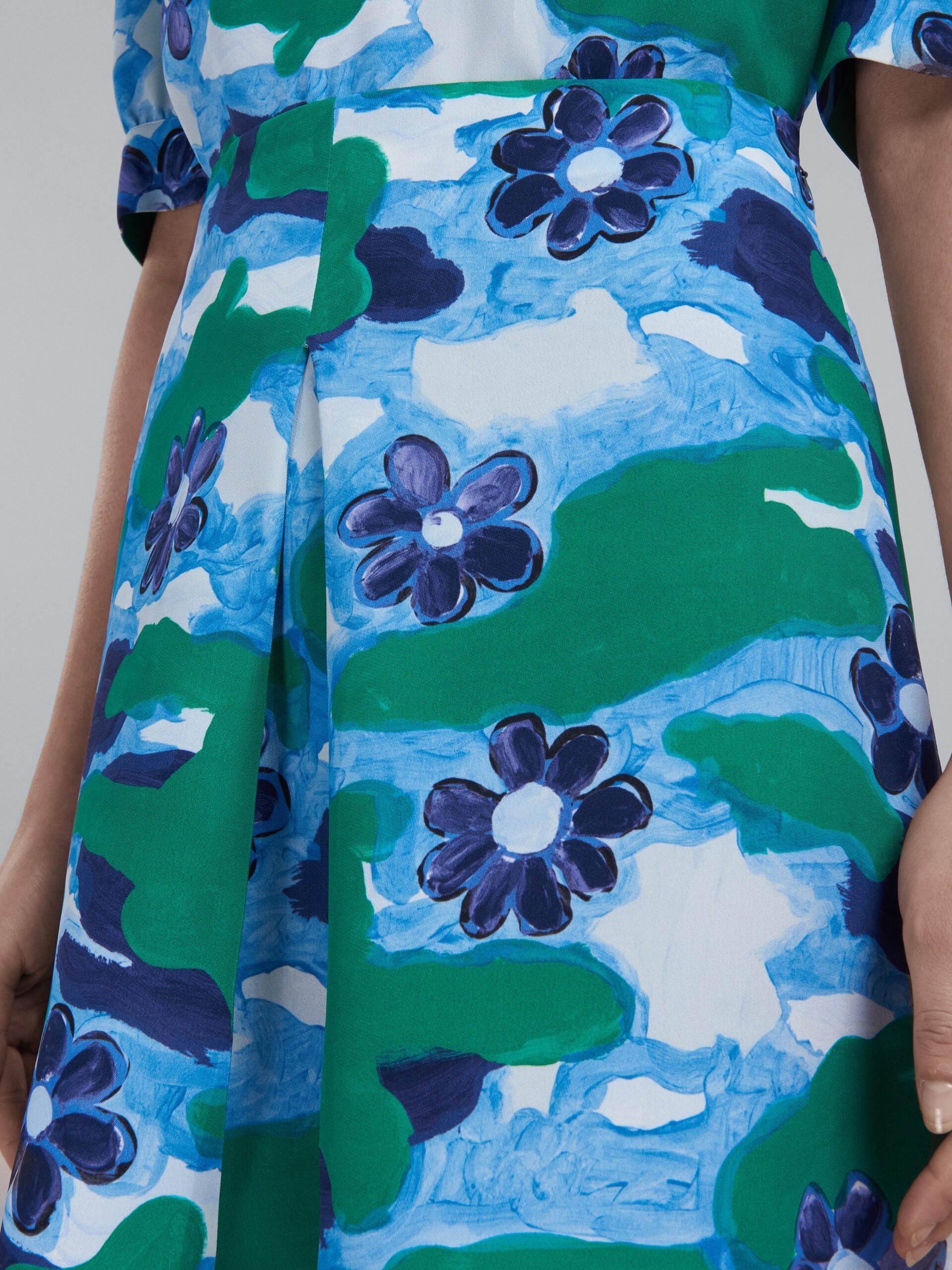 PRINTED CADY MINI SKIRT - 4