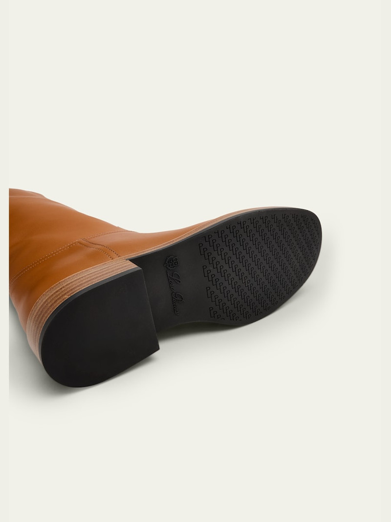 Loro Piana Pablo Leather Riding Boots outlook