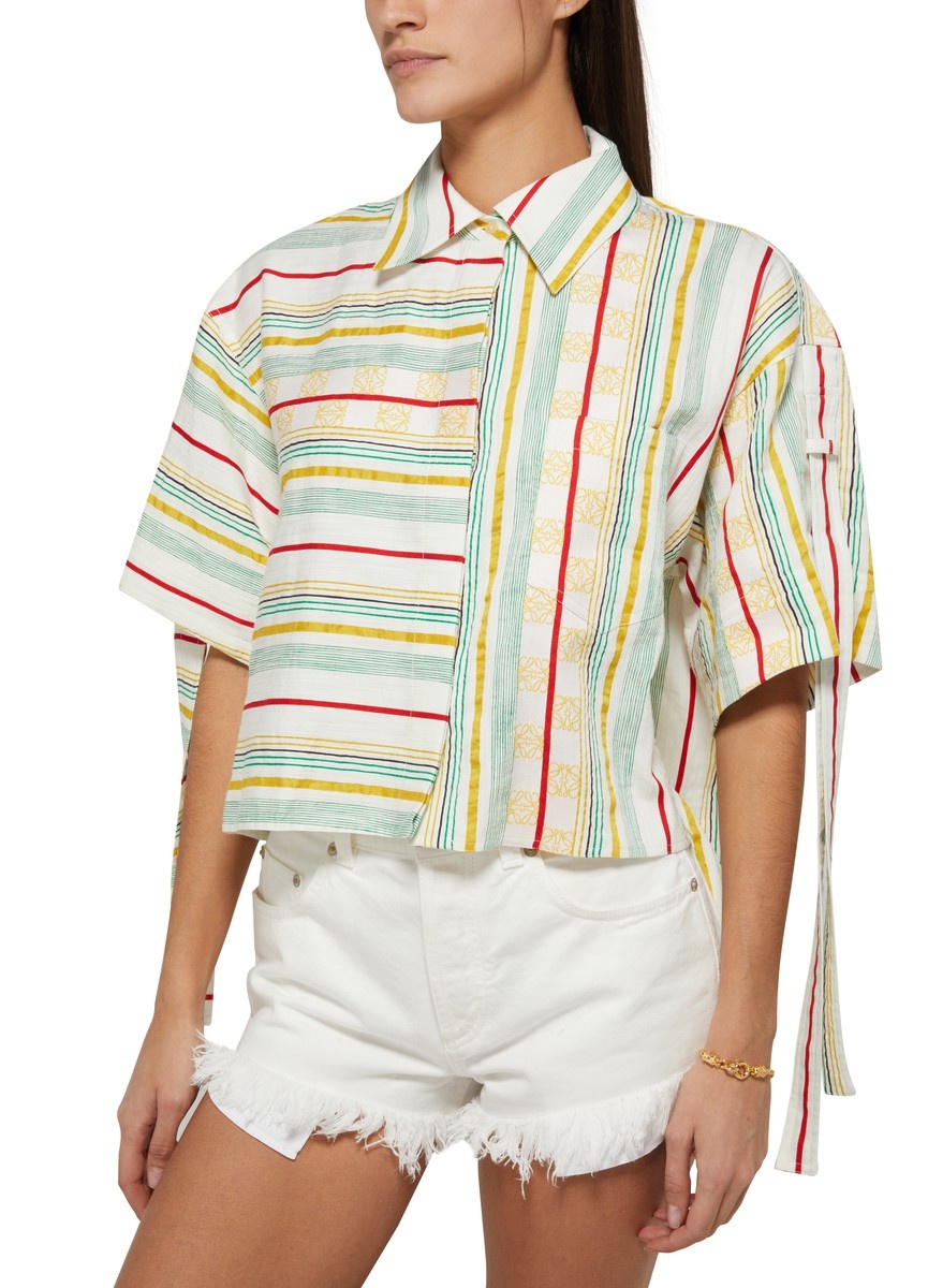 Short striped shirt - 4