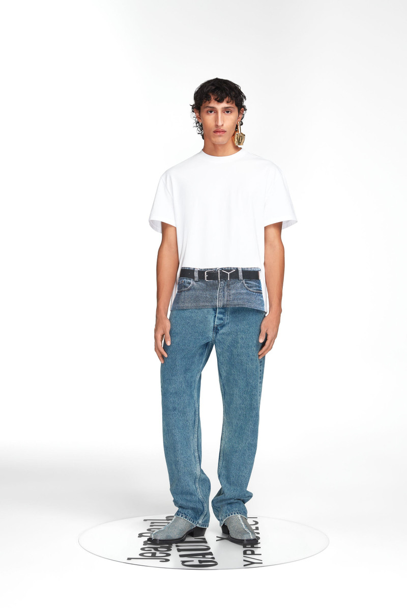 Y/Project Trompe L'oeil Y Belt T-Shirt outlook