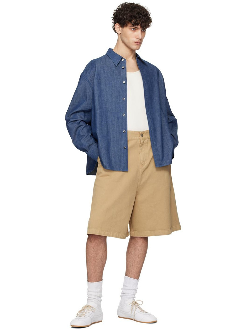 LE17SEPTEMBRE Blue Western Yoke Denim Shirt outlook