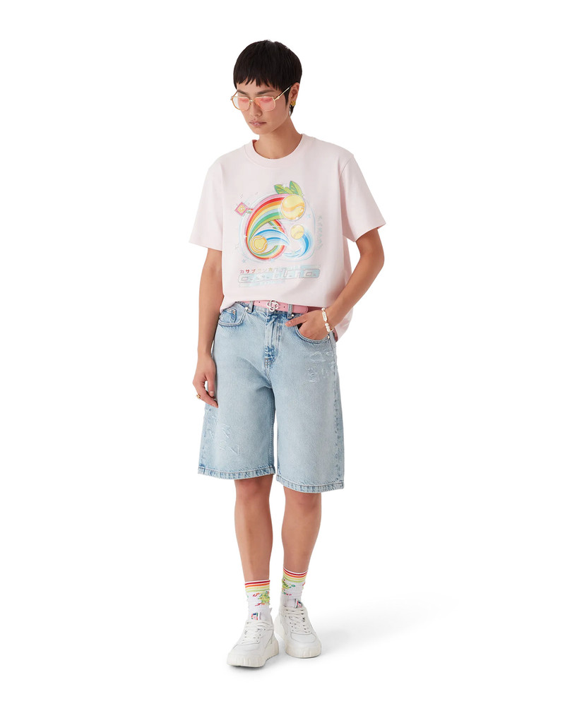 CASABLANCA Manga Tennis Ball Short Sleeve T-Shirt | Casablanca Paris outlook