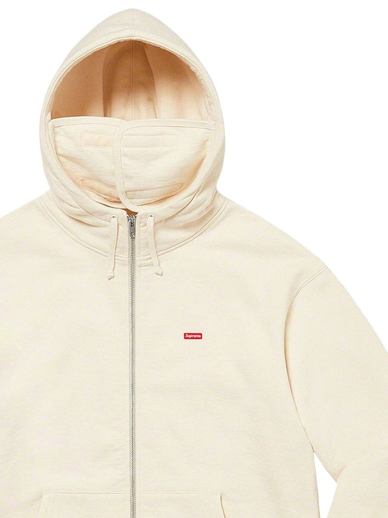 Supreme Small Box Facemask Zip-Up hoodie outlook