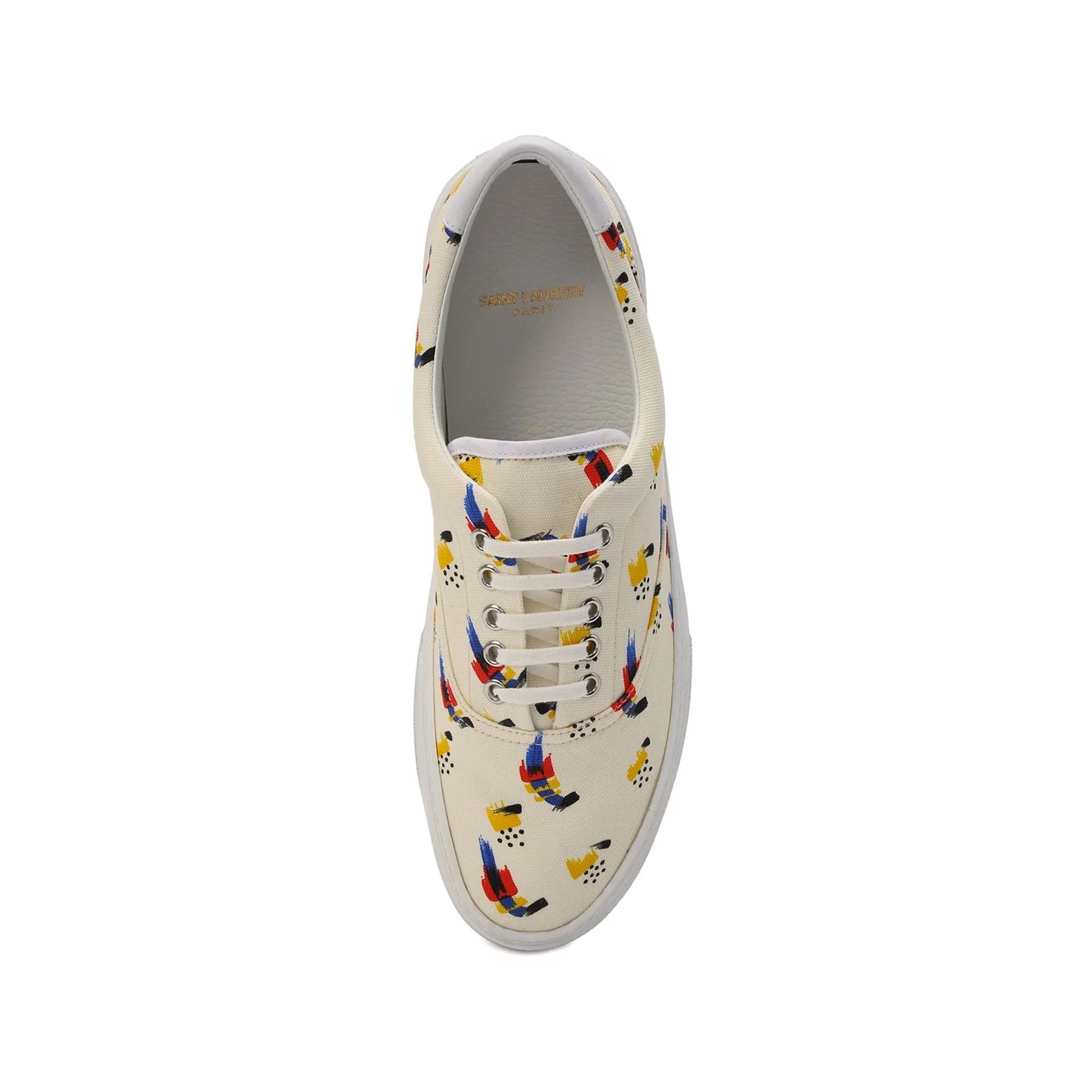 Saint Laurent Printed Canvas Sneakers Men - 4
