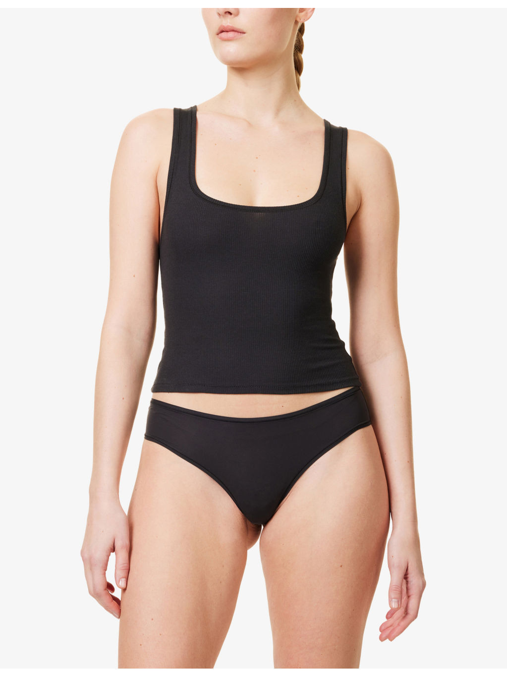 Mid-Rise Pack-of-Five Stretch-Woven Thongs - 2