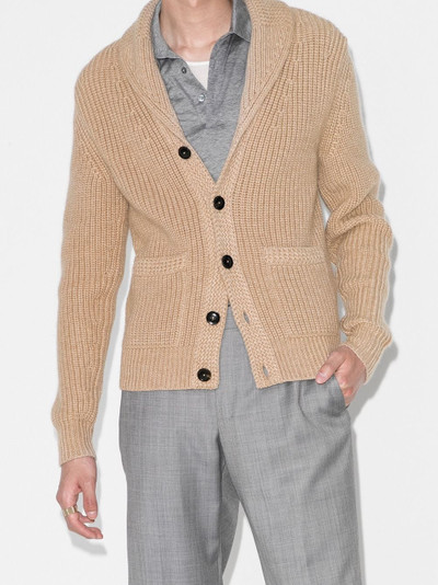 TOM FORD shawl-collar cardigan outlook