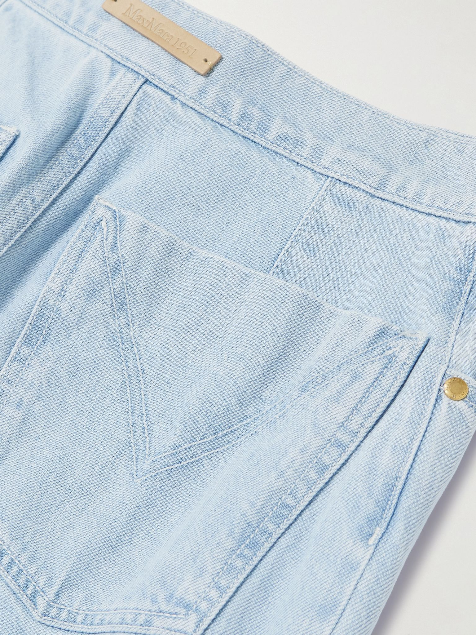 Affari high-rise wide-leg jeans Light blue - 6