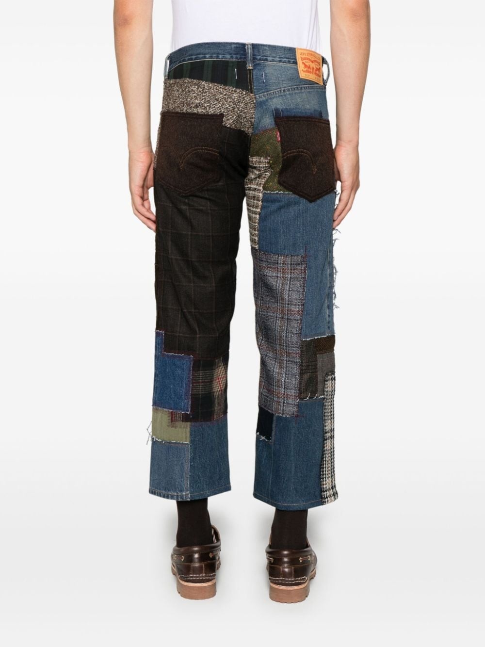 x Levi's® patchwork-design jeans - 4