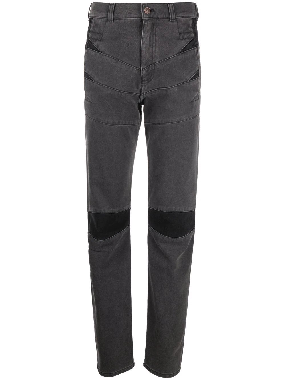 straight-leg chino trousers - 1