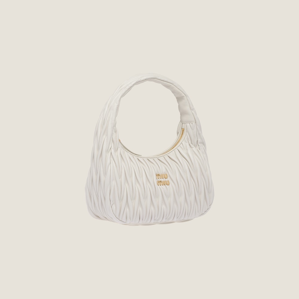 Wander matelassé nappa leather hobo bag - 2