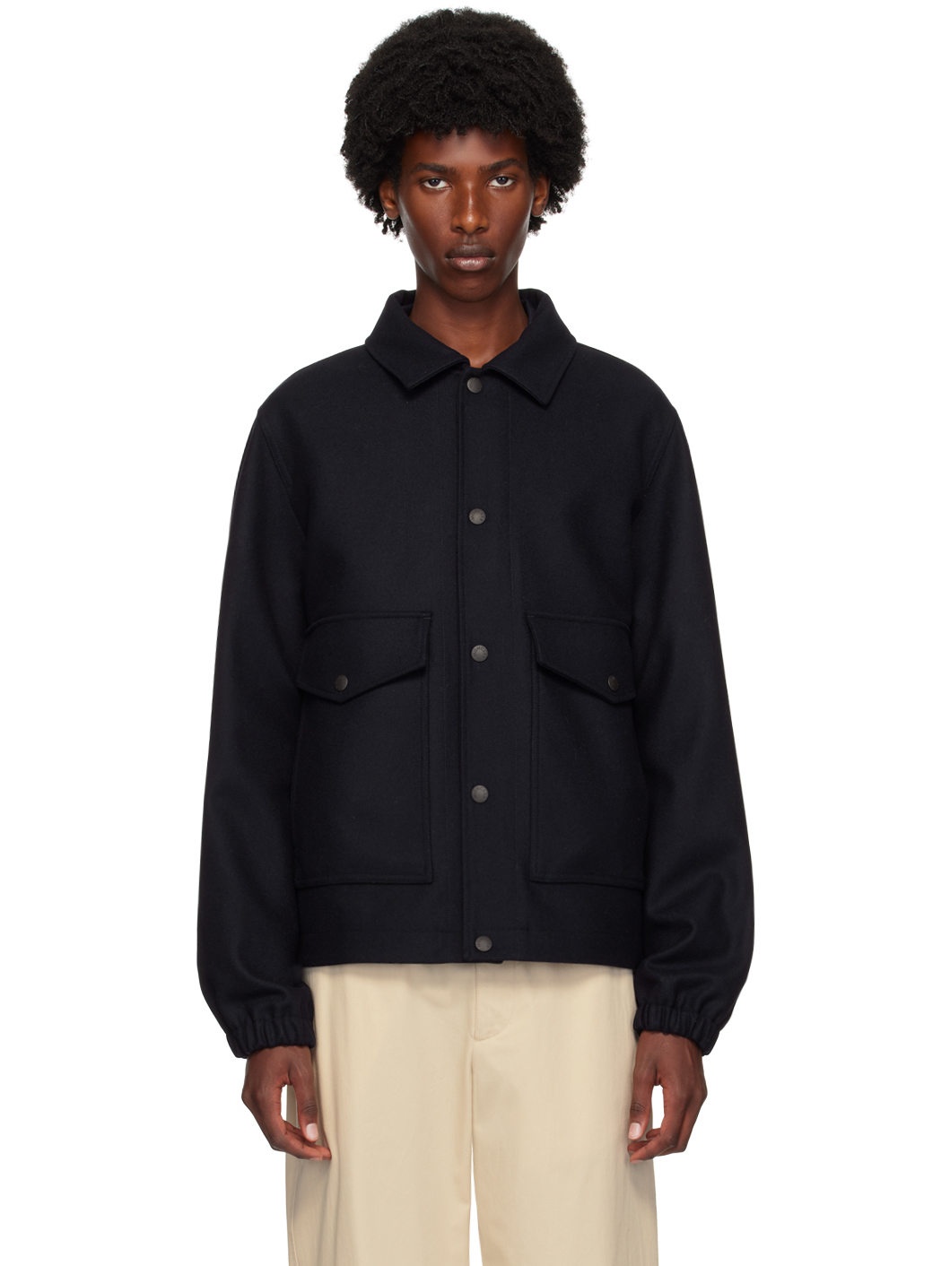Navy Fredarola Shirt Jacket - 1