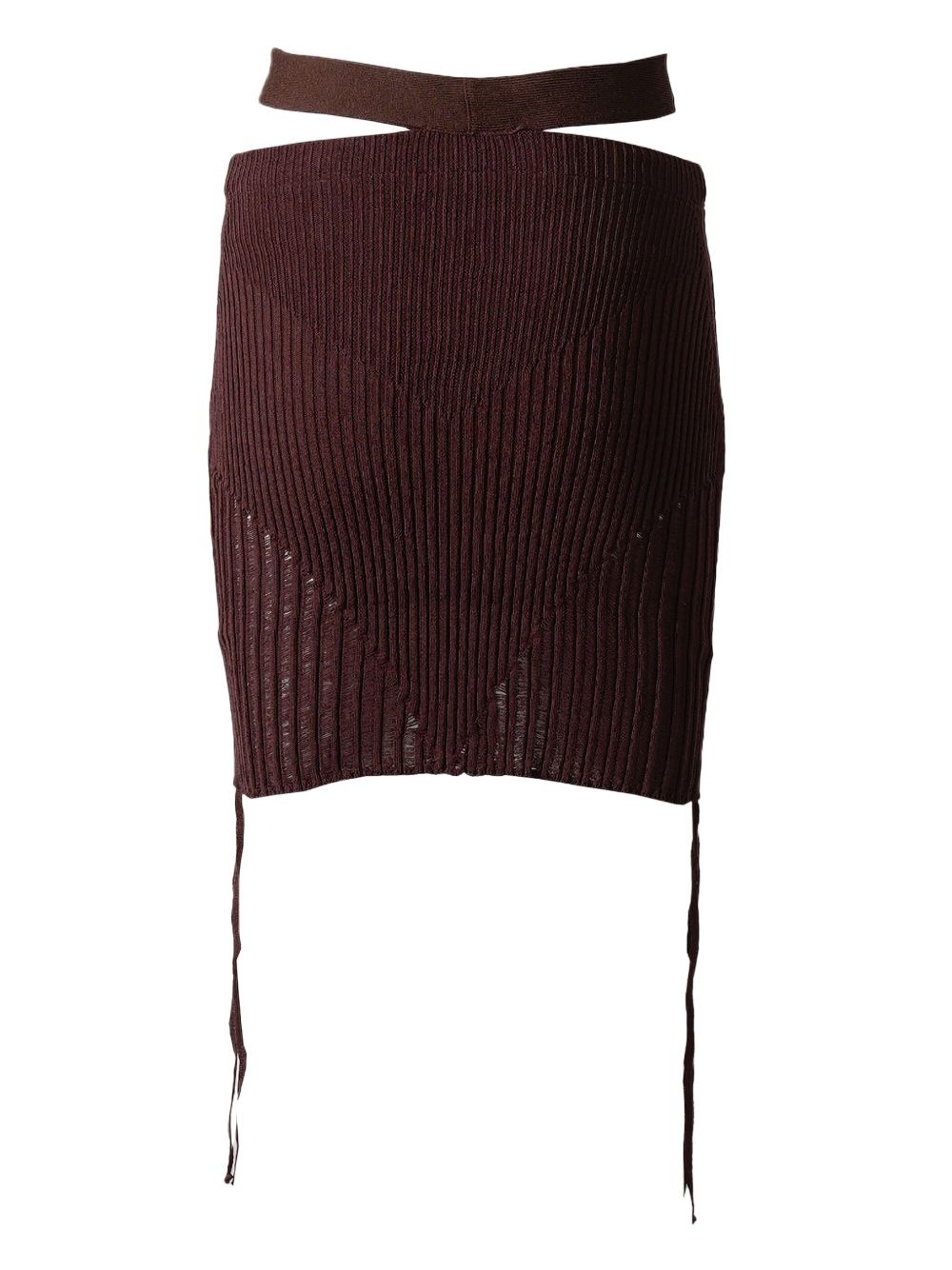 cut-out skirt - 2