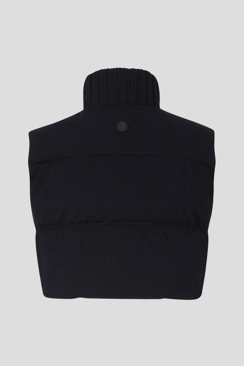 BOGNER MIANI PURE NEW WOOL AND DOWN WAISTCOAT IN NAVY BLUE outlook