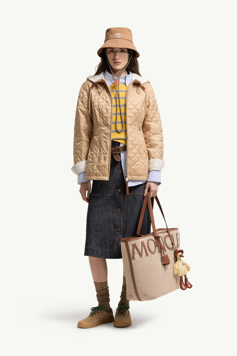 Moncler Arum Hooded Mid-Length Down Jacket outlook