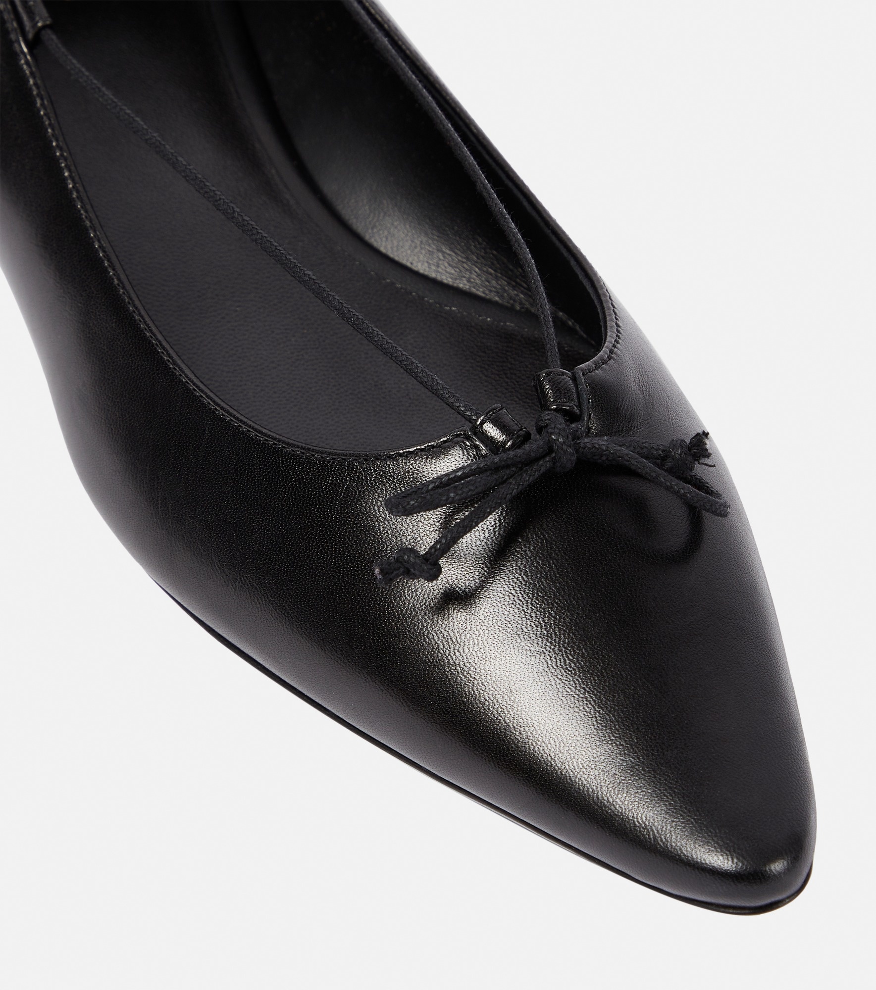 Claudette Bow leather ballet flats - 6