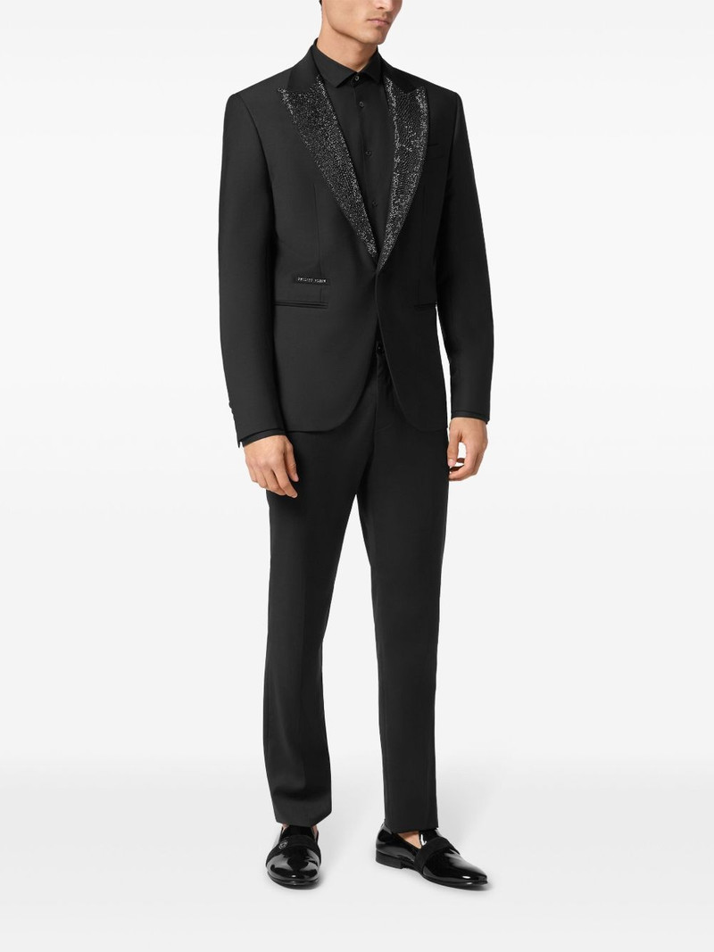 PHILIPP PLEIN rhinestone-embellished blazer outlook