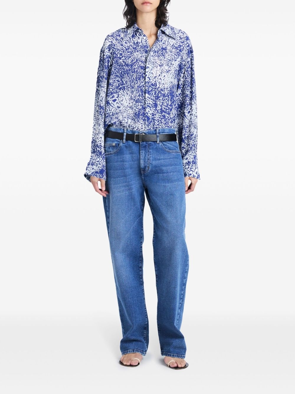 Norman abstract-print blouse - 2