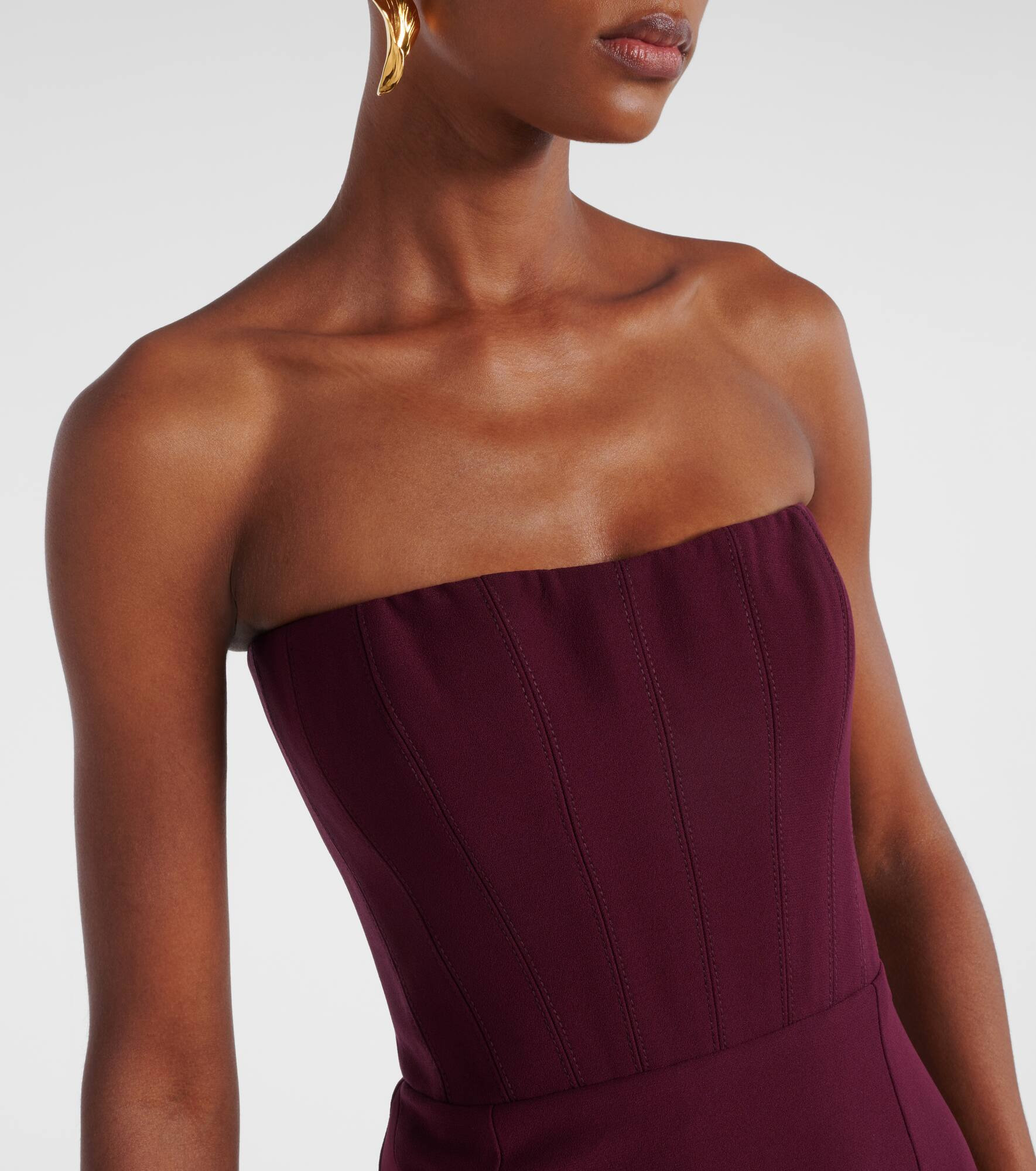 Nefertiti crêpe gown - 4