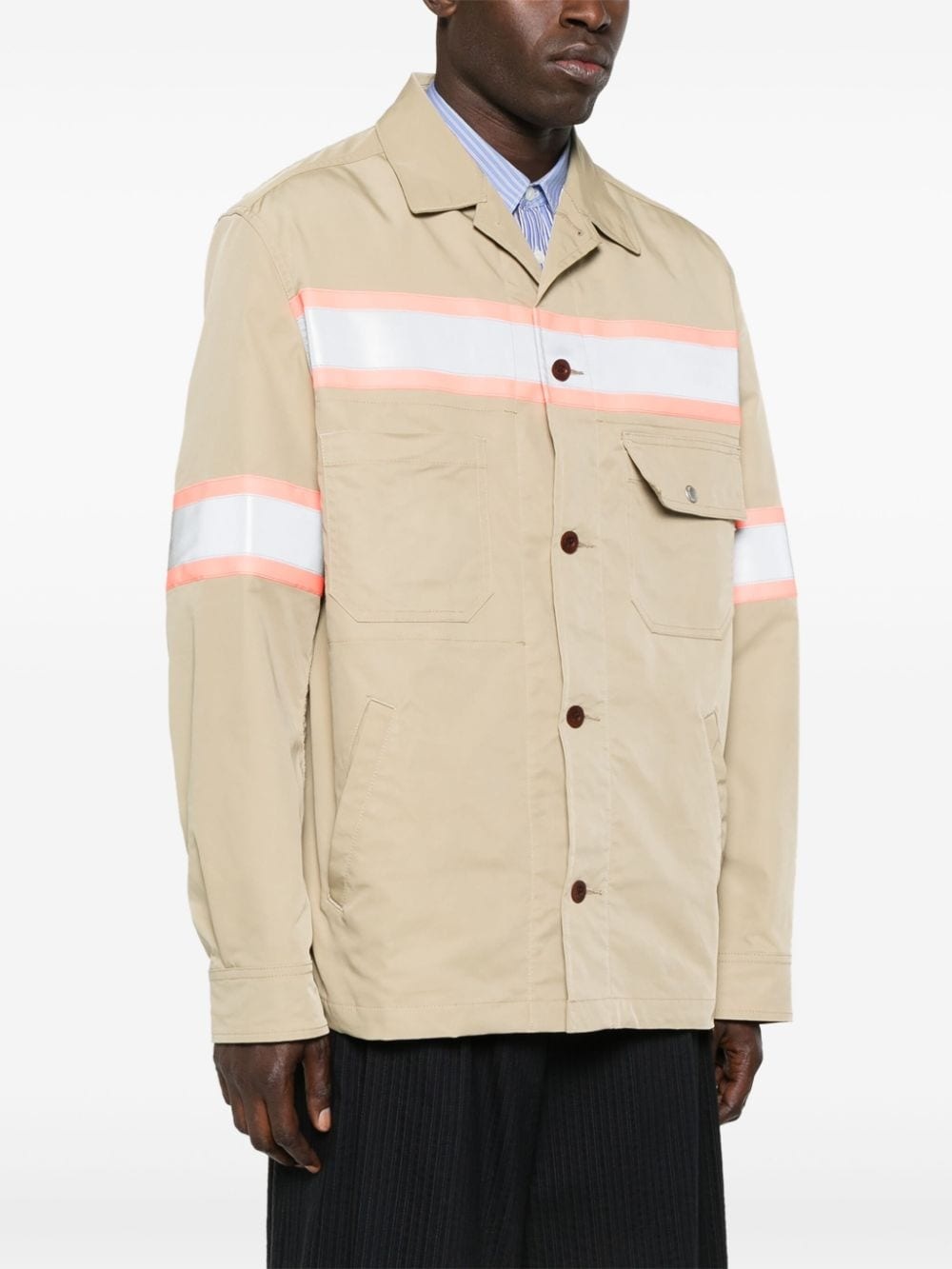 reflective-detail jacket - 3