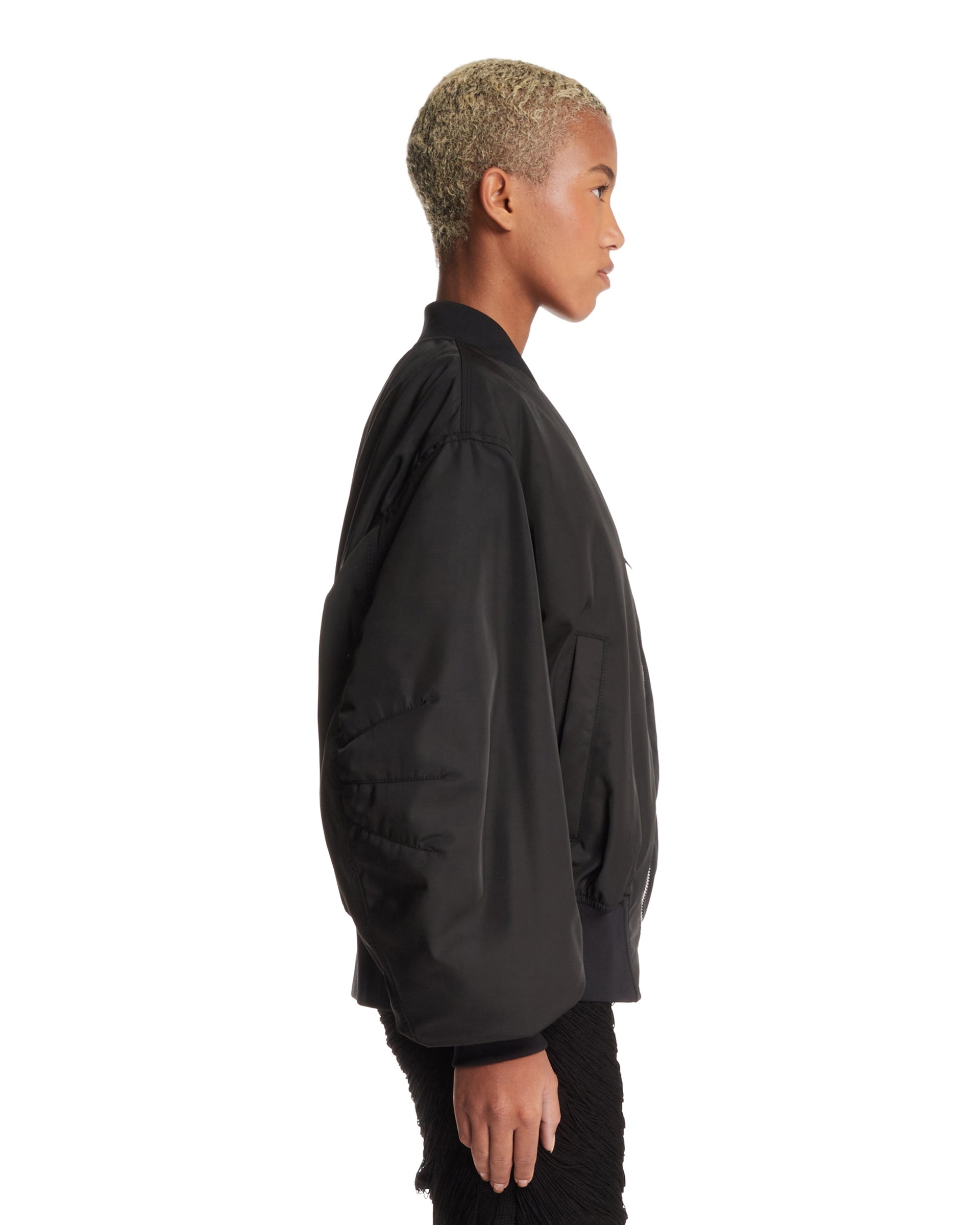 Black Anja Bomber Jacket - 5
